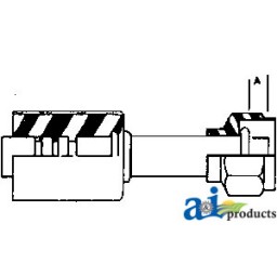 461-3000 - Straight Female O-Ring Aluminum Beadlock Fittings