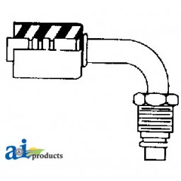 461-3035 - 90° Male O-Ring Aluminum Beadlock Fittings