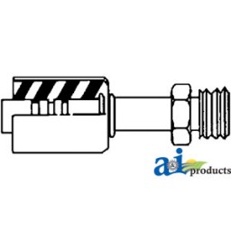 461-3041 - Straight Male Insert O-Ring Aluminum Beadlock Fittings