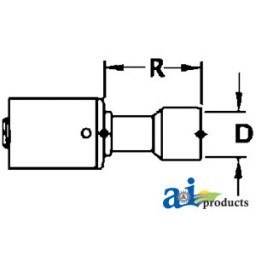 461-3185 - Bedlock Barbs- Weld On Steel Fittings