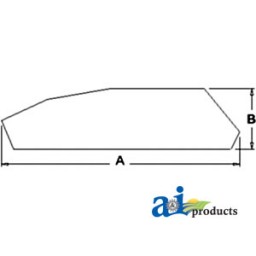 5124414 - Glass, Door (LH)	