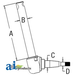 544089M92 - Spindle (RH/LH)	