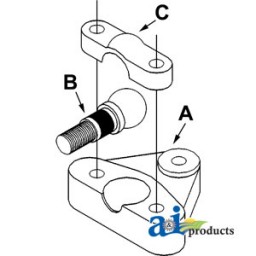 60763DB - Stay Rod Cap 	