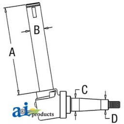 70261052 - Spindle (RH/LH) 	