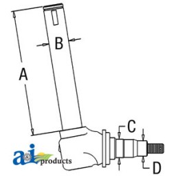 70272281 - Spindle (RH/LH) 	