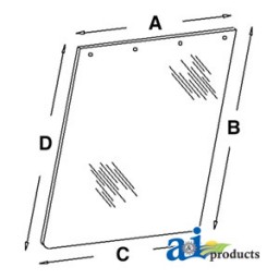 70591658 - Glass, Rear, Side (RH/LH)	