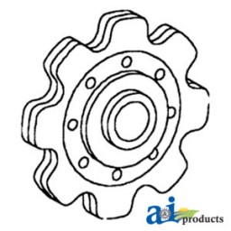 70595084 - Sprocket, Lower Gathering Idler 	