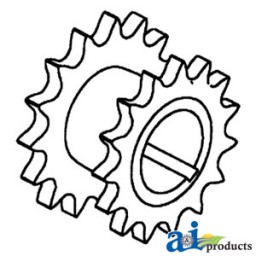 70595642 - Sprocket, Upper Unit Drive 	