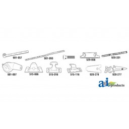 711-066 - Knife Clip, Low; 1/Pr Card