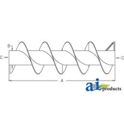 71399861 - Auger; Vertical Unloading Extended Wear