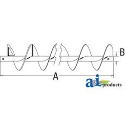 71426587 - Auger; Bin Unloading, 14" Swivel/Extended