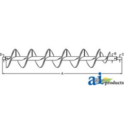 71426614 - Auger; Bin Loading Extended Wear