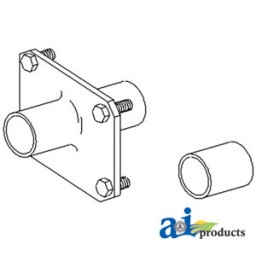 80A600 - Hub, 4 Bolt Tail Wheel (5" Center), w/o Bushing 	