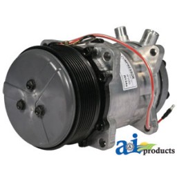 82016158 - Compressor, New, Sanden w/ Clutch (8100) 	