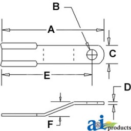 86666BH - Blade, Rotary Cutter, CW/CCW 	