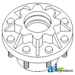 87307671 - Hub, Rear Axle