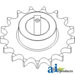 87731456 - Sprocket, Upper Clean Grain Elevator 	