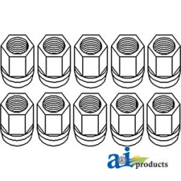 933602R1 - Nut, Rear Wheel (10 pack)