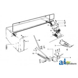 97884569 - Curtain, Disc Mower 	