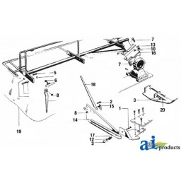 97884570 - Curtain, Disc Mower 	