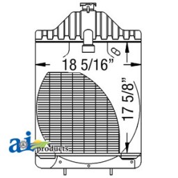 A39345 - Radiator w/ Oil Cooler Fitting	