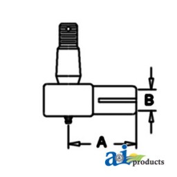 A40963 - Cylinder End, Female Thread 	