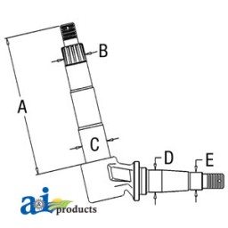 A57443 - Spindle (RH/LH)	