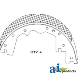 AH132840 - Brake Shoe (Set/ 4)	