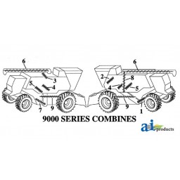 AH141576 - Auger, Lower, Clean Grain	
