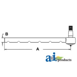 AL37505 - Tie Rod, 6 notches	