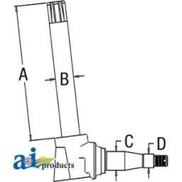 AL57855 - Spindle (RH/LH)	