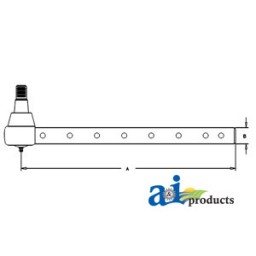 AR85946 - Tie Rod, Long Outer (8 Cross Holes)	