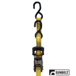 B1312600 - Pro Grip Ratchet Tie Down, Standard Duty, 16' X 1", Sure Grip Ratchet, W/ Hooks