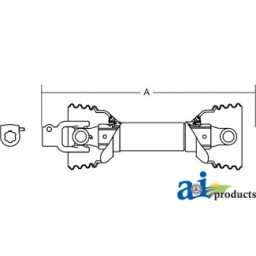 BP512100101-A - Driveline; W/ 1 3/8" 6 Spline Qd Yokes