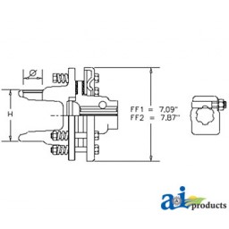 BP635H48437 - Ffv42 Clutch 1 3/8 21spl