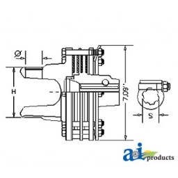 BP6D8448003 - Fv42 Clutch Assembly