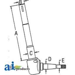 C5NN3106R - Spindle (LH)	