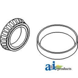 C5NN3552A - Bearing & Race, Upper Steering Shaft 	