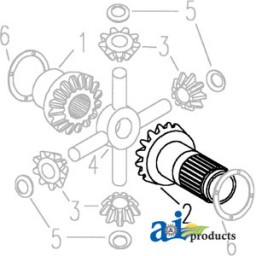 C5NN4239A - Gear, Differential Side 	