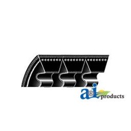 3VX500/02 - Cogged Wedge Banded V-Belt ( 3/8" X 50")	
