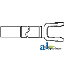 D351148 - Yoke, Tube & Sleeve Assembly 1 3/16" Square 	