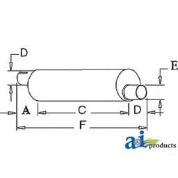 D4NN5230F - Muffler