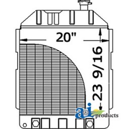 E1NN8005BD15M - Radiator w/ Cooler	