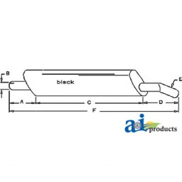 E4NN5230CA17M - Muffler