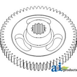 E84814 - Gear, 1000 RPM Impeller; 54 Tooth, Splined