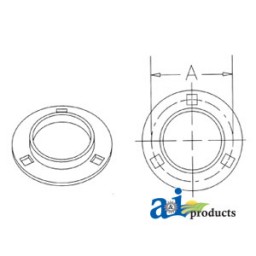 F340-I - Flange, Bearing; 3 Bolt