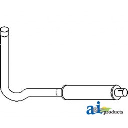 FD2110 - Vertical Muffler & Pipe Assembly	