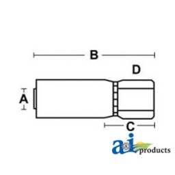 FP-04-04-W - (HW-FP) Female NPTF Pipe Connector