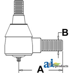 G102130 - Cylinder End, Power Steering 	