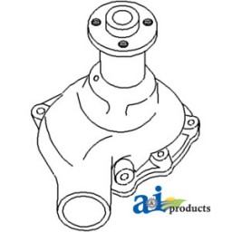 HS350A - Water Pump w/o Pulley	